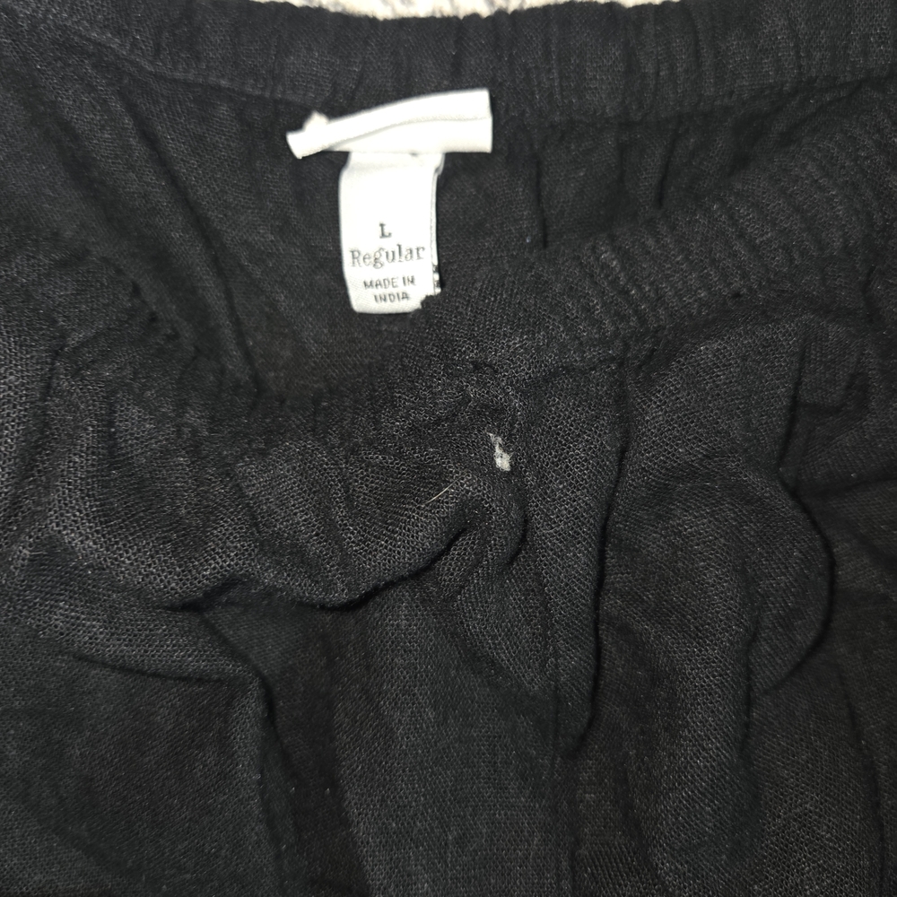 Black Linen Pants - Picture 5 of 5